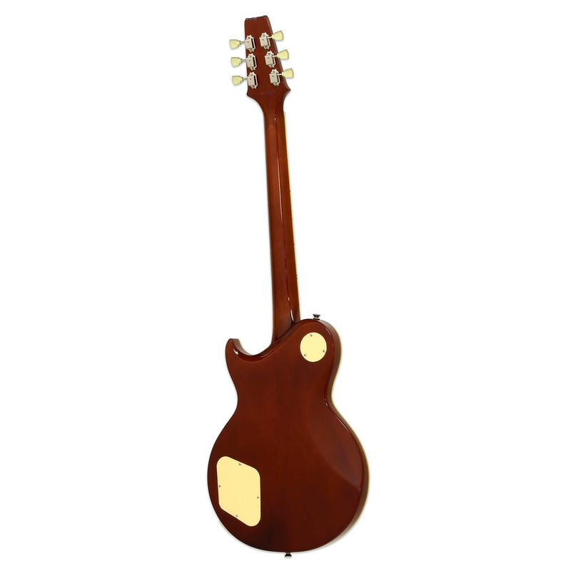 Aria Pro II PE350STD Heel-less Cutaway Electric Guitar - Aged Brown Sunburst