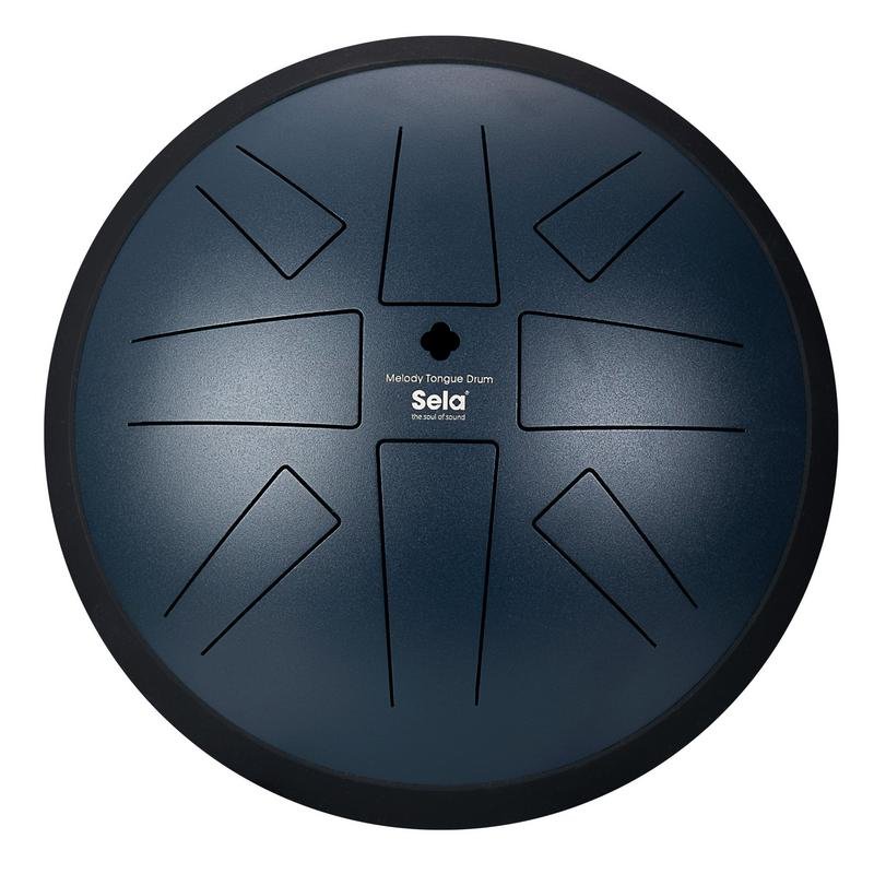 Sela Melody 10" D Akebono Tongue Drum - Navy Blue - SE371