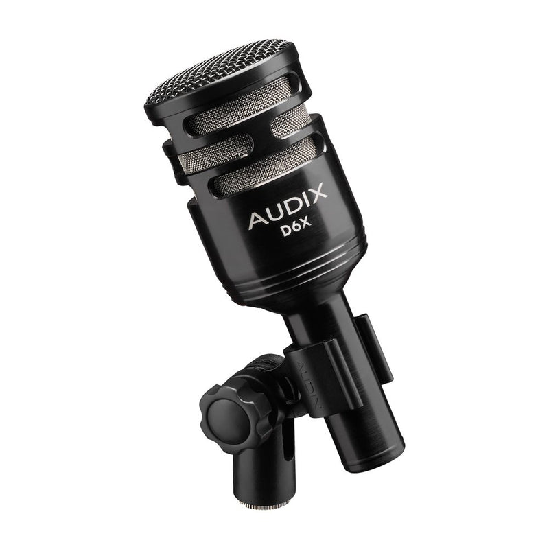 Audix D6X Dynamic Kick Drum Microphone w/ 3‑Position Switch Filters