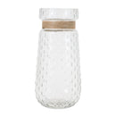 Melrose Texture Glass Vase with Jute Accent (Set of 2)