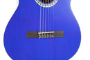 GEWA Basic Classical Guitar 3/4 – Transparent Blue – PS510‑145