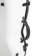 PURE by GEWA Polycarbonate 4.8 Cello Case – White with Wheels