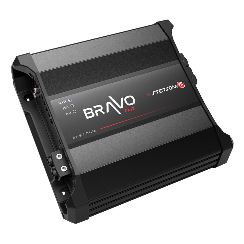 Stetsom BRAVO BASS 3K 3000 Watts RMS 1 Ohm Digital Subwoofer Amplifier