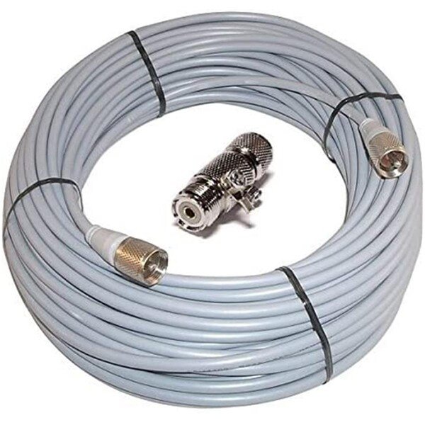 Workman Bandit RG8X 100Ft Coax Cable PL-259 Plug to Plug 8X-100-PL-PL-A