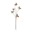 Melrose Blue and Orange Wire Butterfly Spray (Set of 6)