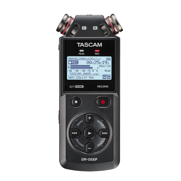 TASCAM DR‑05XP 32‑Bit Float Handheld Recorder & USB‑C Interface