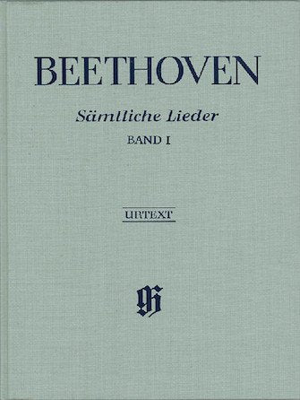 Beethoven Complete Songs for Voice & Piano Vol. I Sheet Music