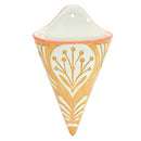 Melrose Ornamental Ceramic Wall Pocket