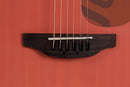 Ovation Applause Jump Series Slope Shoulder Dreadnought Acoustic Guitar Peach