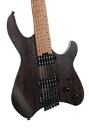 Cort Space 6GTR Multi-Scale Electric Guitar w/ Bag Semi Gloss Trans Black