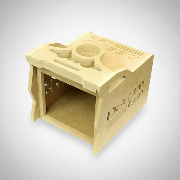 Deejay LED Stylish Wooden Controller Case 1 DIN Space Plus 5 EQ - TBH1DIN5EQ