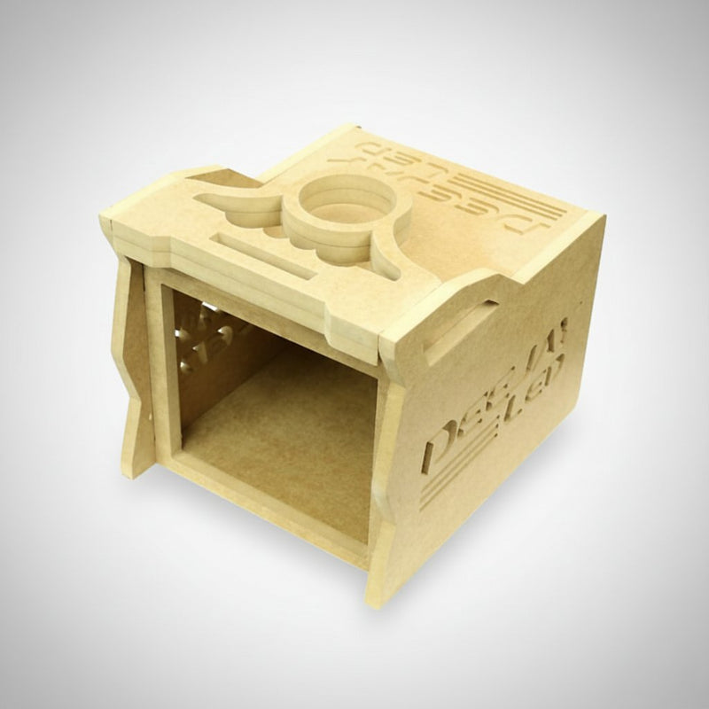 Deejay LED Stylish Wooden Controller Case 1 DIN Space Plus 5 EQ - TBH1DIN5EQ