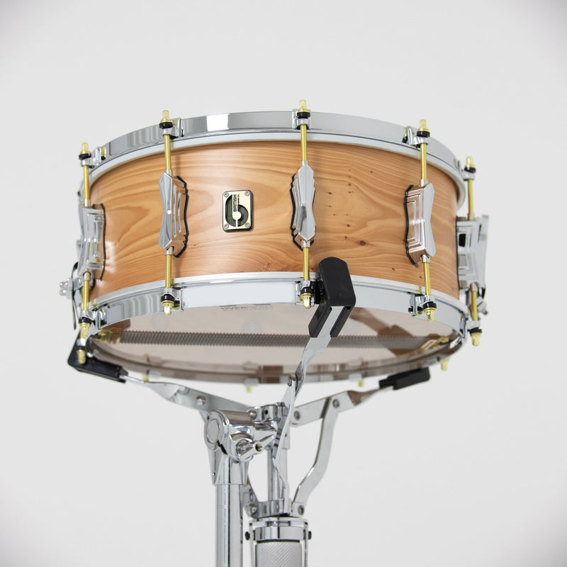 British Drum Co The Archer 14″×6″ Snare Drum - Yew Wood
