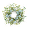 Mini Blossom Floral Wreath 23"D