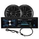 Boss Audio MCBK634B.6 Marine Stereo and 6.5" Speaker Kit - Black