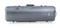 GEWA Pure Polycarbonate 2.4 Oblong Violin Case - Grey/Black with Subway Handle