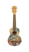 Bamboo U21-CARAMELL 21" Soprano Ukulele – Floral Design w/ Gig Bag