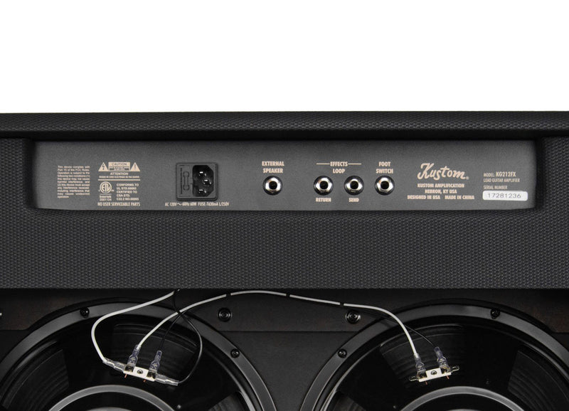 Kustom KG212FX 30-Watt 2x12" Guitar Combo Amplifier with Built-in Effects