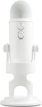 Blue Yeti USB Mic Plus Pack Whiteout – Studio Bundle