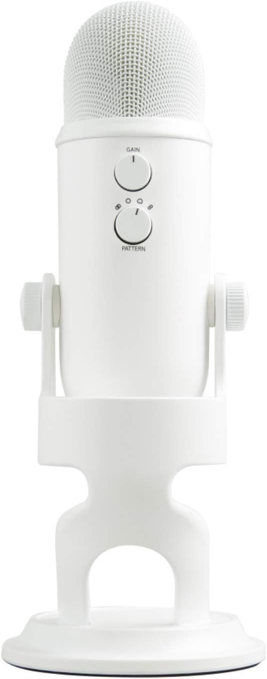 Blue Yeti USB Mic Plus Pack Whiteout – Studio Bundle