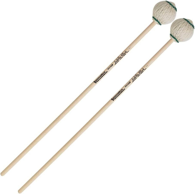 Innovative Percussion Medium Extra Soft Marimba Mallets - Off-white Yarn - Birch