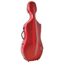 GEWA Air 3.9 4/4 Cello Case - Backpack Straps - Red with Black Interior