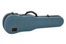 GEWA Bio-A Shaped 4/4 Violin Case - Blue with Backpack Straps