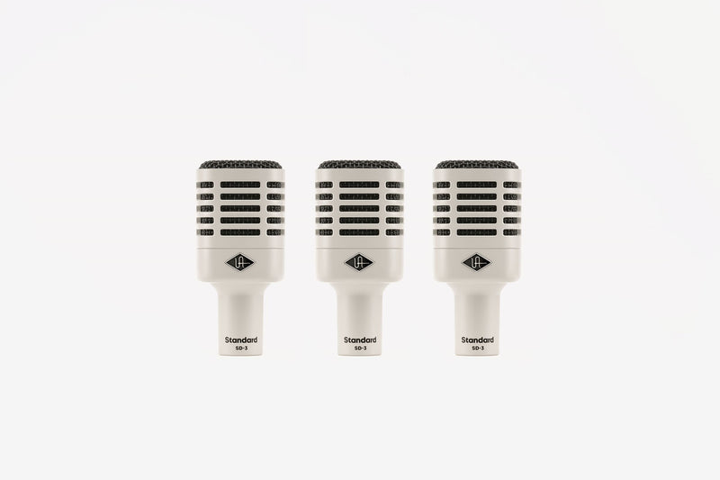 Universal Audio SD-3 Dynamic Microphone w/ Hemisphere Modeling (3-Pack)