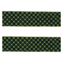 Melrose Ornate Diamond Pattern Wired Ribbon (Set of 2)