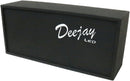 DEEJAY LED TBH8RED 8" Dual Woofer Chuchera Box w/ Horn & Tweeters – Red