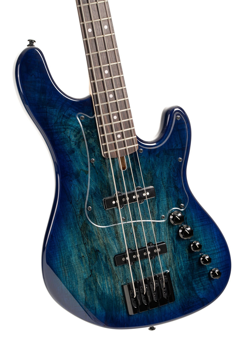 Cort GB-Fusion 4-String Electric Bass Guitar - Blue Burst