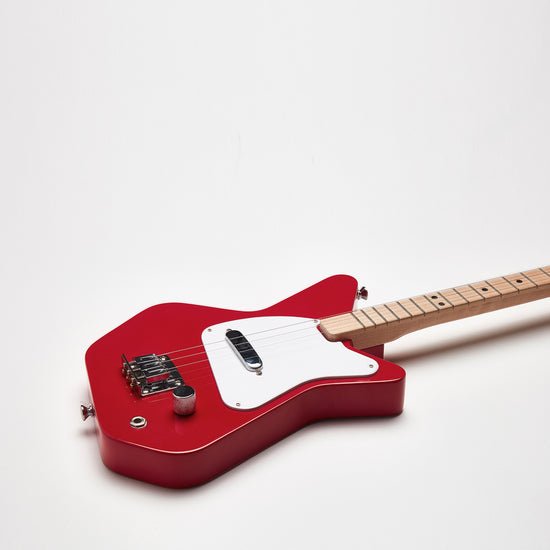Loog Pro Electric Guitar Red – 3‑String Beginner - LGPROER