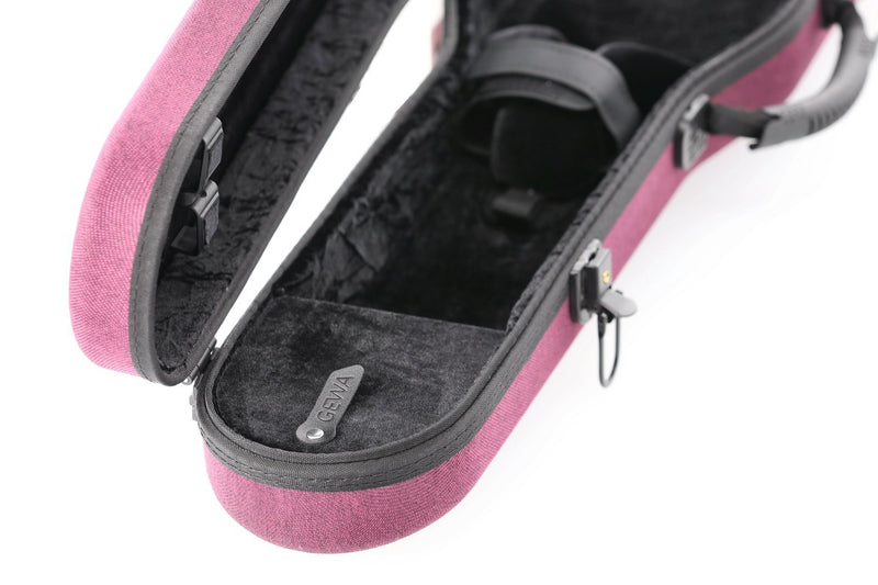 GEWA Bio-A Shaped 4/4 Violin Case Violet with Backpack Straps