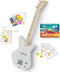 Loog Pro Electric 3‑String Kids Guitar - White - LGPROEW