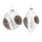 Beaded Glass Pinecone Ornament (Set of 6)