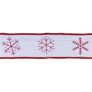Melrose Holiday Snowflake Ribbon (Set of 2)