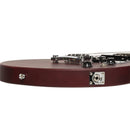 Stagg Standard Series Flat Top Electric Guitar - Cherry - Left Hand - New Open Box