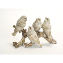Melrose Gold Brushed Birds on a Branch Figurine (Set of 2)