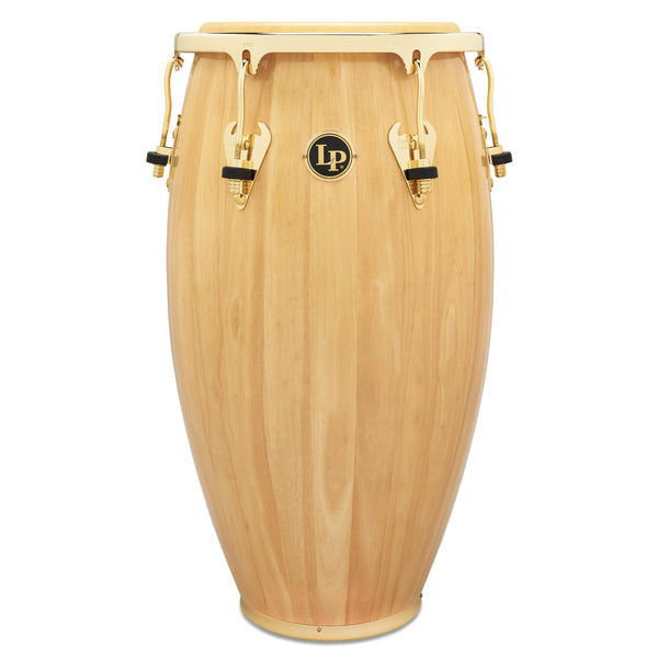 Latin Percussion M754S-AW Matador 12.5" Wood Tumba Natural w/ Gold Hardware