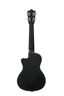 Bamboo Flower & Roll Concert 23″ Ukulele - Sapele Black