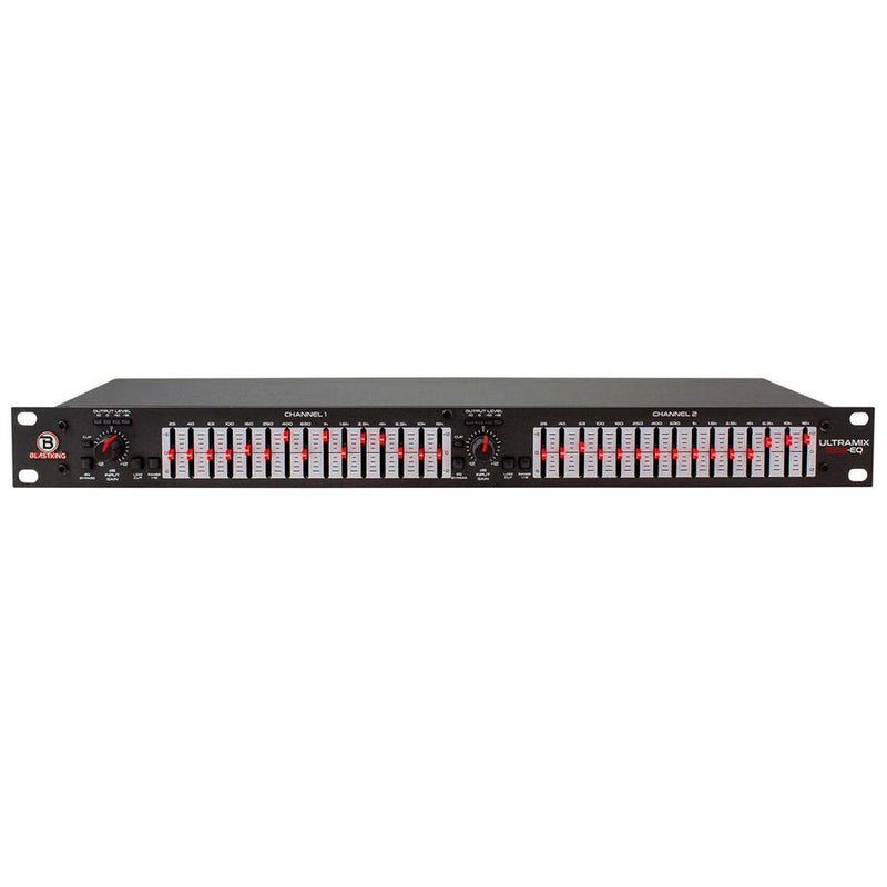 BlastKing ULTRAMIX1502-EQ Dual 15-Band Graphic Equalizer