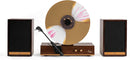 Fuse Audio GLD Vertical Vinyl Record Player with Speakers – Gold