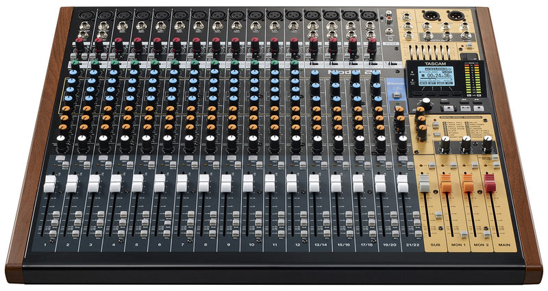 TASCAM Multi-Track Live Recording Console w/ USB Audio Interface & Analog Mixer