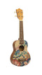 Bamboo U21-CARAMELL 21" Soprano Ukulele – Floral Design w/ Gig Bag