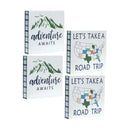 Melrose Wood Adventure Block Sentiment Sign Wall Decor, Rustic