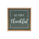 Melrose Gather and Thankful Sentiment Sign (Set of 2)