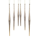 Melrose Gold and Silver Ombre Drop Ornament (Set of 6)