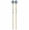 Innovative Percussion Artisan Series Medium Soft Marimba Mallets Light Gray Yarn