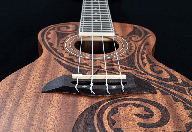 Oscar Schmidt OU2 Concert Ukulele Tattoo - OU2TAT