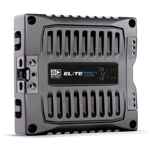 Banda ELITE2000.42BK 2000W RMS 4ch 2Ω Black FullRange HighPower Crossover Audio